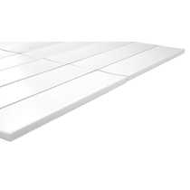 KAIZEN - 2X8/9X15, WHITE, SATIN